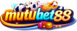 Logo mutubet88 bernuansa cokelat